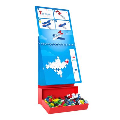 Plus-Plus Puzzle by Numbers - 125pc - Activity Pad - Transportation