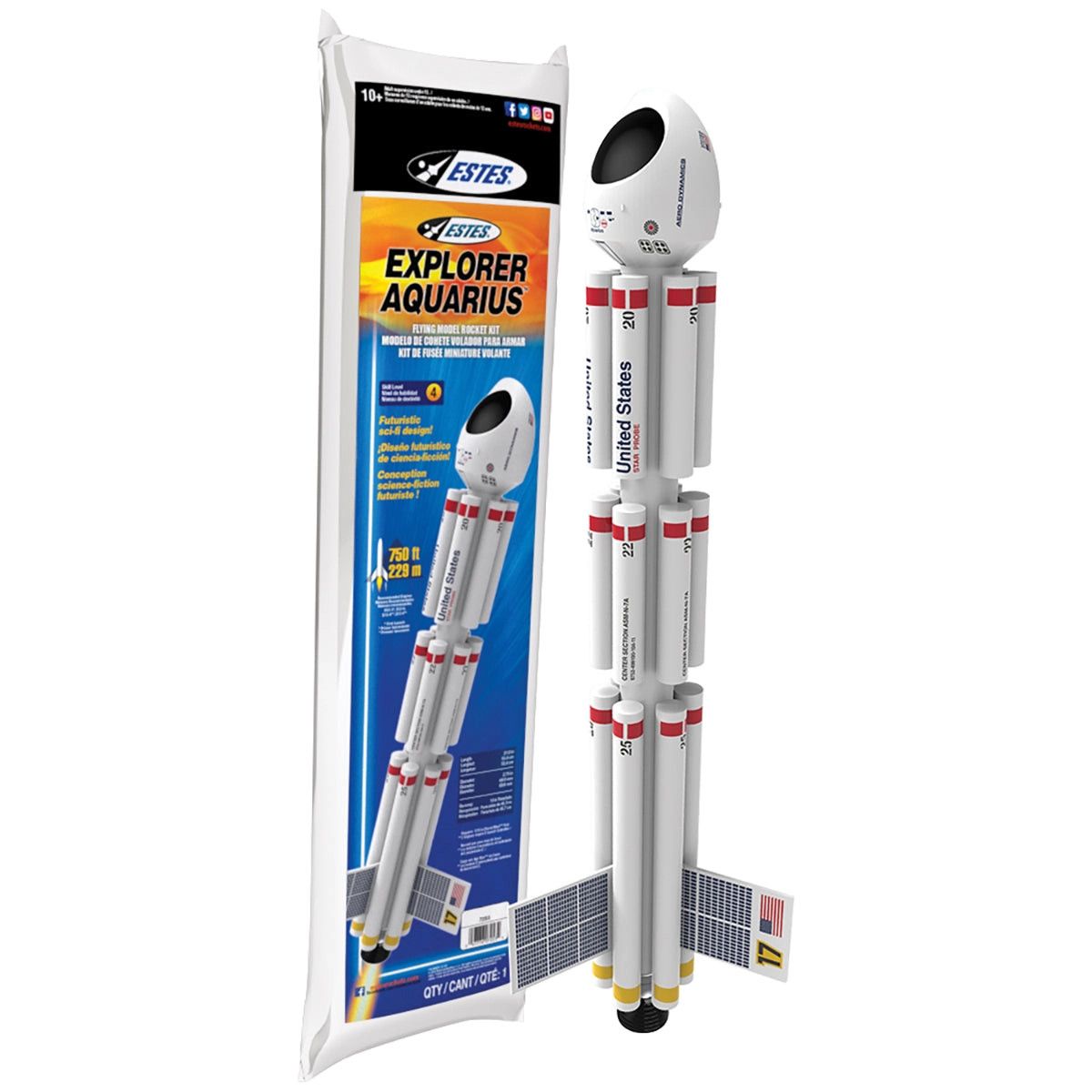 Explorer Aquarius Flying Rocket Kit