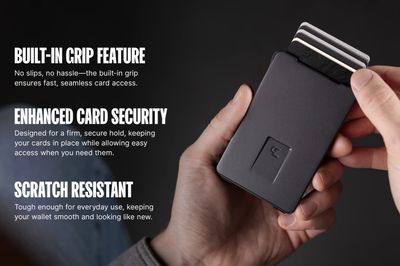 Groove Life  Money Clip Wallet - Gun Metal