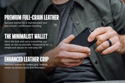 Groove Life Leather - Midnight w/  Black Leather Wallet