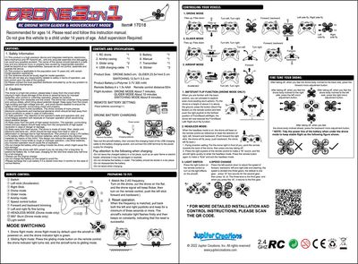 Drone 3 in 1 R/C