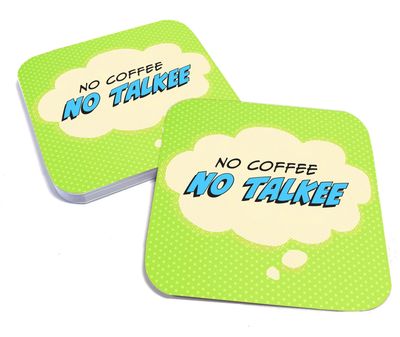 No Coffee No Talkee Coaster Set