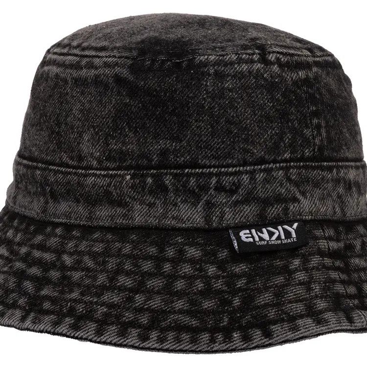 Binky Bro Washed Black Denim Bucket Hat - Toddler
