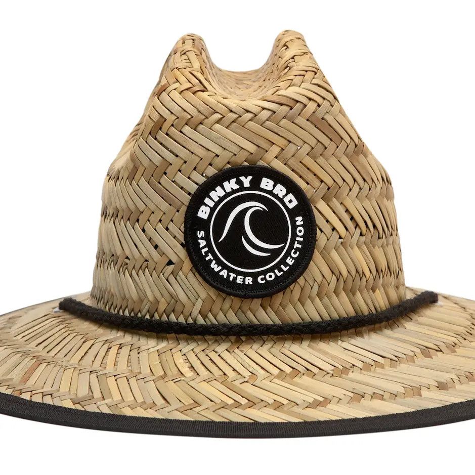 BinkyBro Barney Patrol (Hallowed) Straw Sun Hat - Youth 3-6yrs