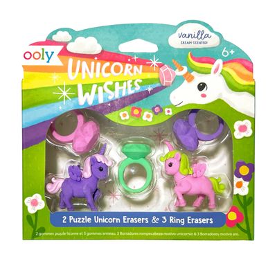 Unicorn Wishes Scented Erasers (Set of 5)