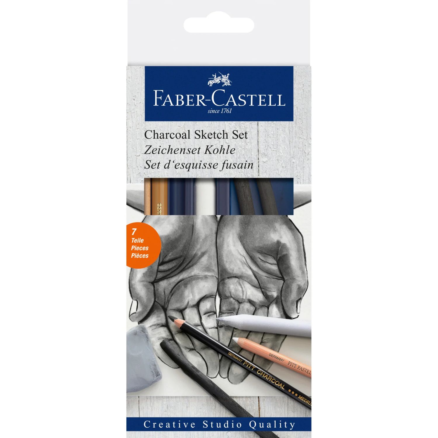 Faber Castel Charcoal Sketch Set for Drawing 6 count