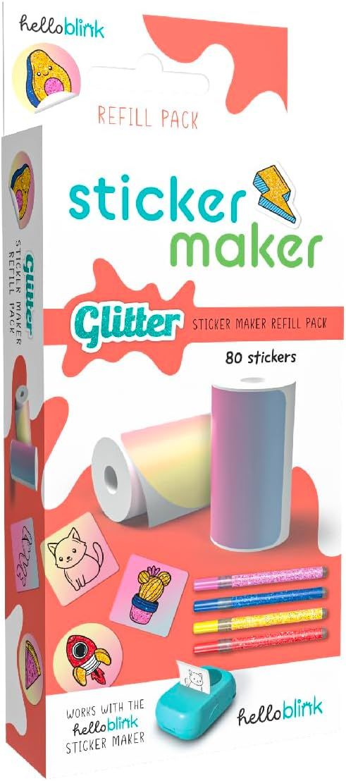 Hello Blink Glitter Sticker Maker Refill Pack