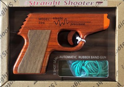The PPK Rubber Band Gun - Padauk
