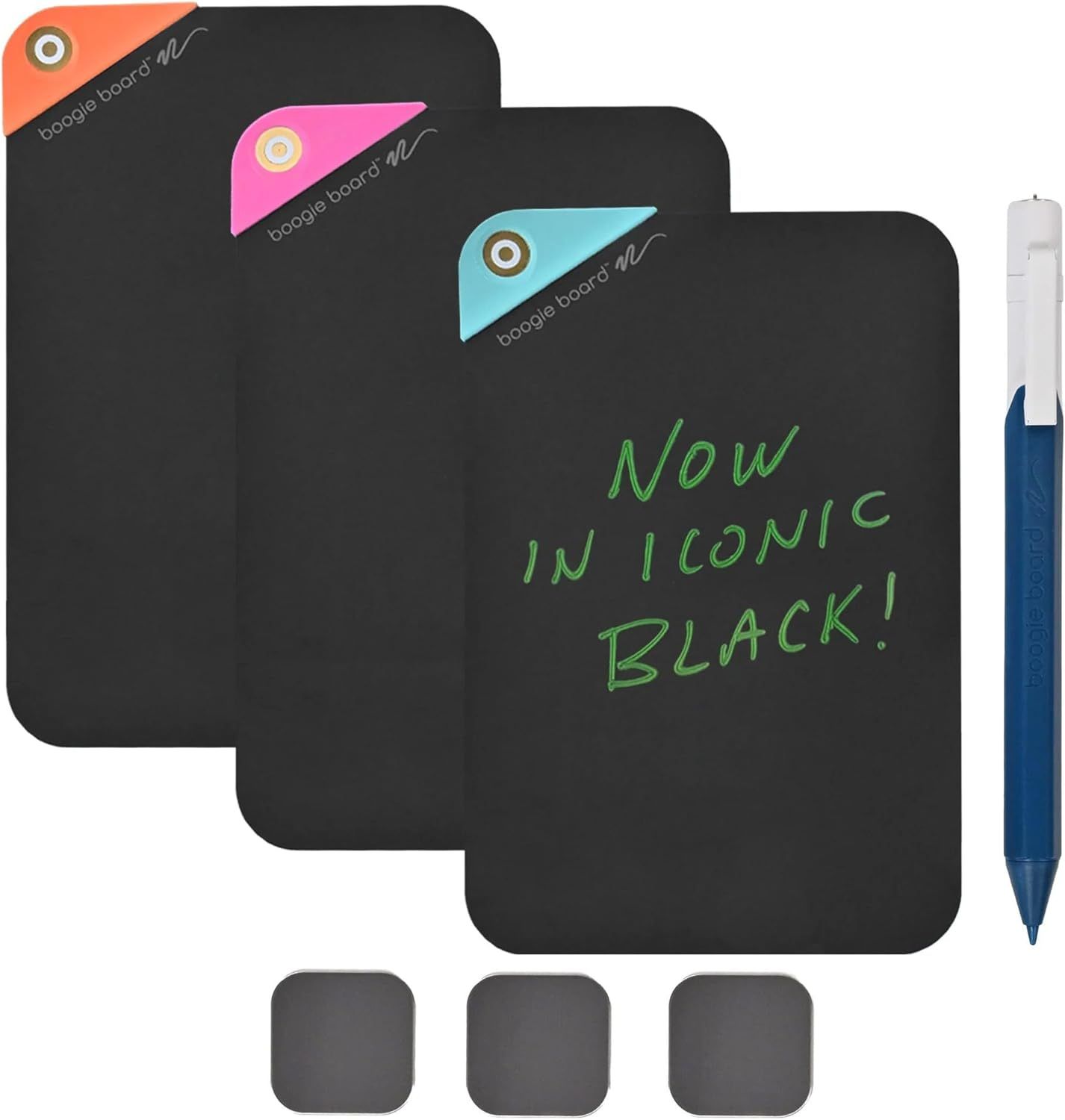 Boogie Board VersaNotes 4x6 Black Starter Pack (3pk)