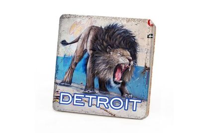 Lions Football Graffiti Coaster