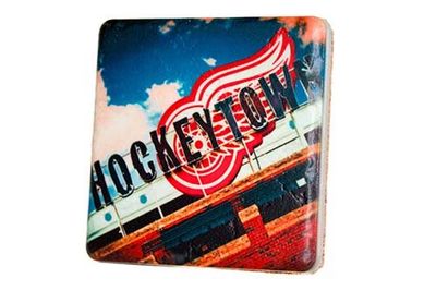 Hockeytown Sign Coaster