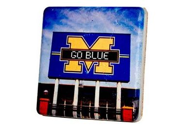 Go Blue Scoreboard Coaster