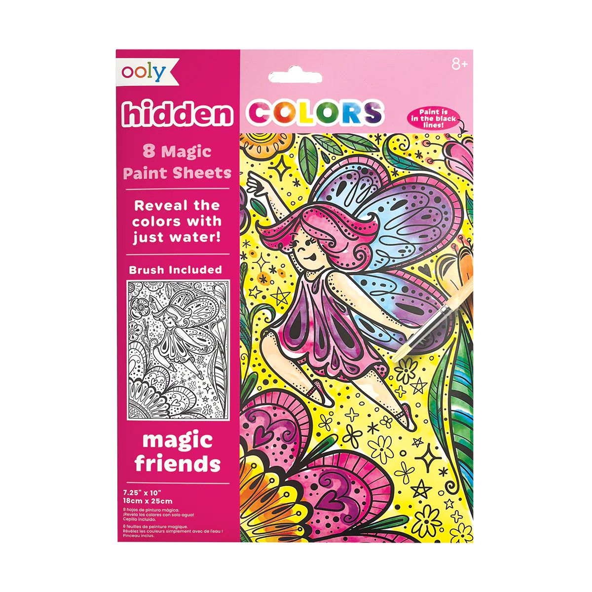 Hidden Colors Magic Paint Sheets - Magic Friends