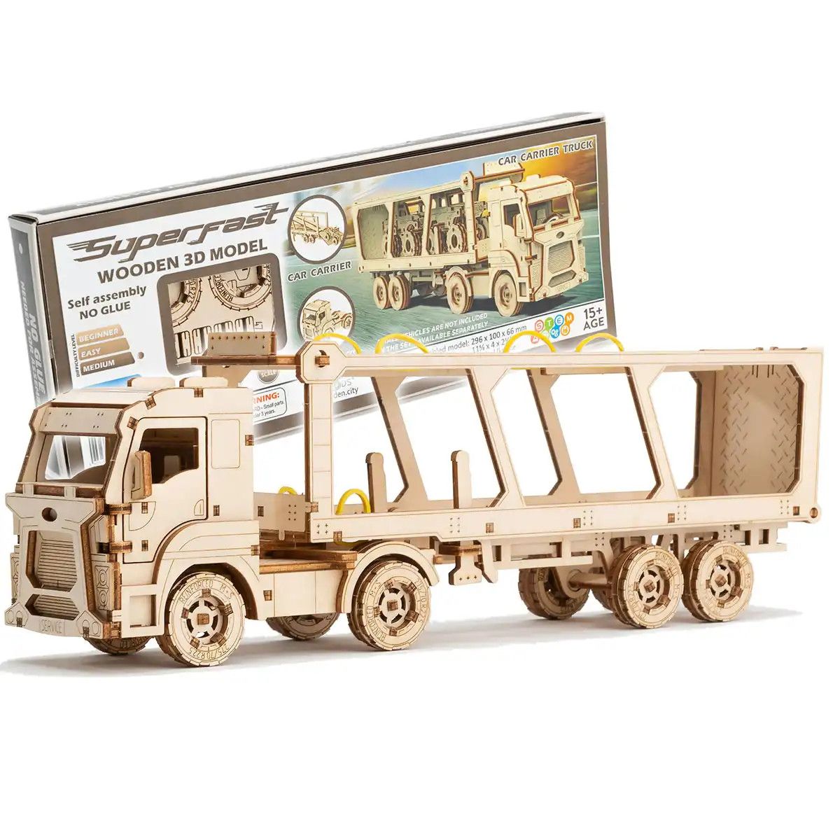 Wooden City - Car Carrier Truck