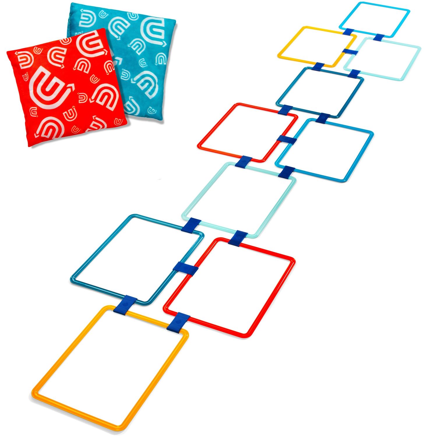 Hopscotch Squares Plus! Set with 2 Premium Beanbags