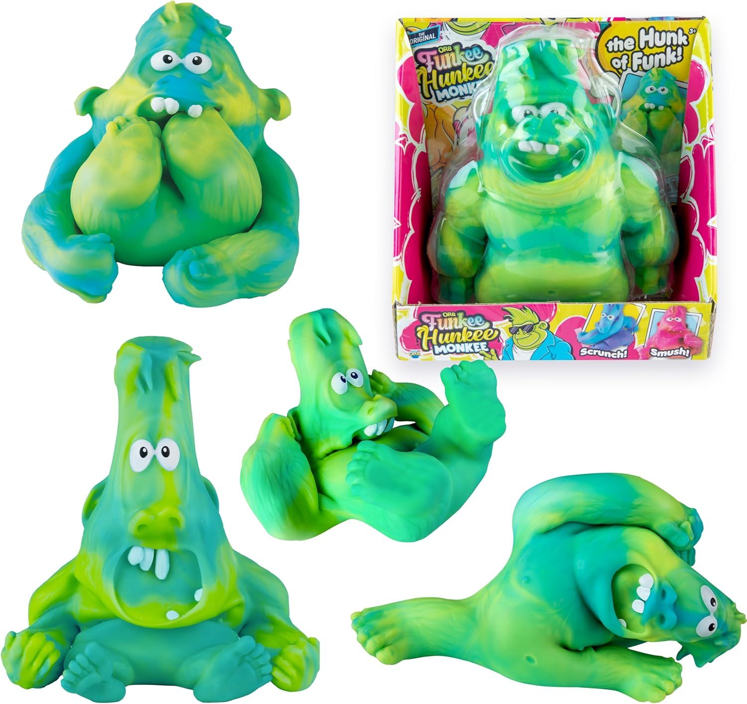 Funkee Beastz - Funkee Hunkee Monkee JUMBO Green-Blue