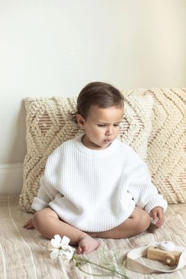 Oversized Organic Knit  Sweater - 