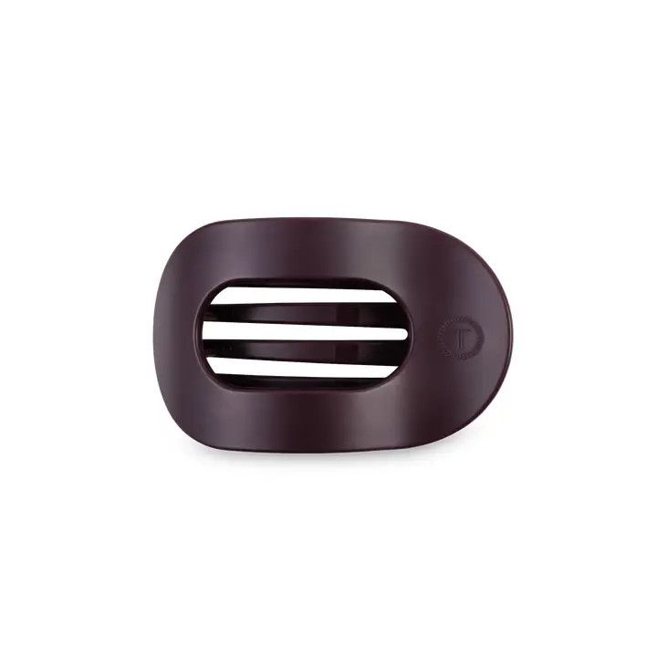 Teleties Flat Round Hair Clips - Large - , Color: Burgundy Bliss