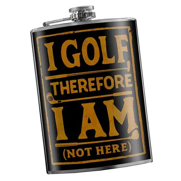 Flask - I Golf, Therefore I Am...