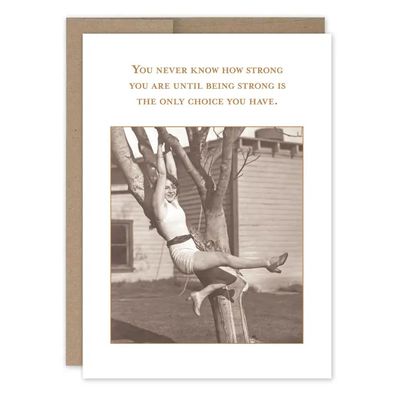 Shannon Martin Design - Being Strong - Encouragement Card