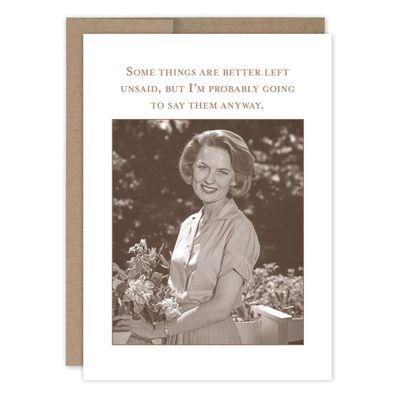 Shannon Martin Design - Probably Say Them Anyway - Encouragement Card