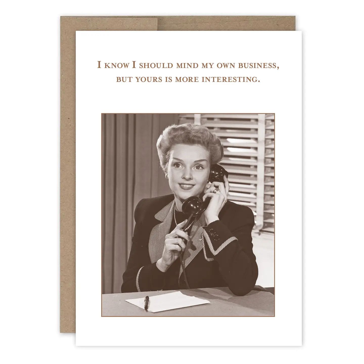 Shannon Martin Design - Mind My Own Business - Birthday Card