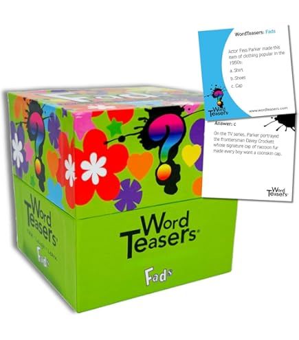 Word Teasers Fads