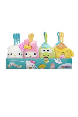 Original Squishmallows 3.5 Inch Hello Kitty and Friends Clip-On Plush Assortment