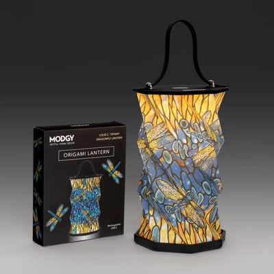 Modgy Louis C. Tiffany Dragonfly Origami Lantern