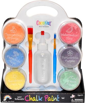 DIY Sidewalk Chalk Paint Set