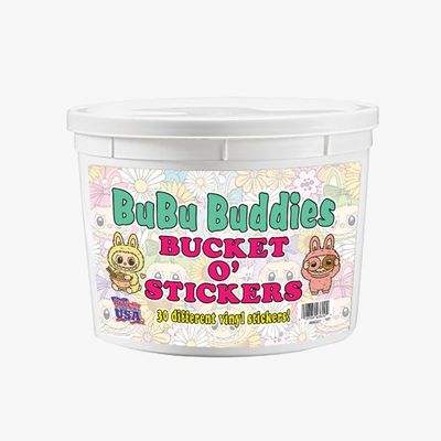 Bubu Buddies (Labubu inspired artwork) Stickers 