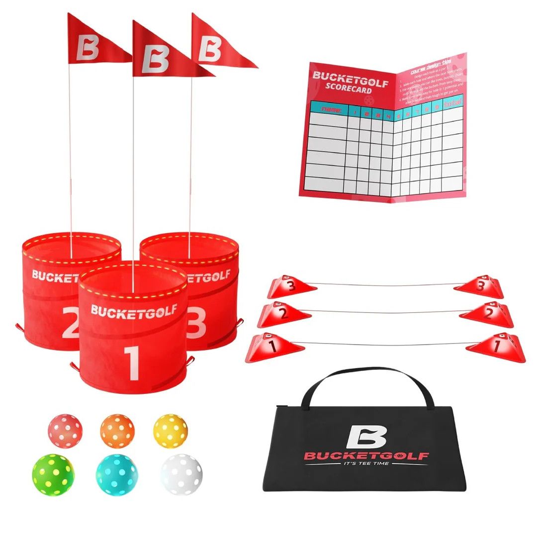 Bucketgolf GLOW 3 Hole Starter Set