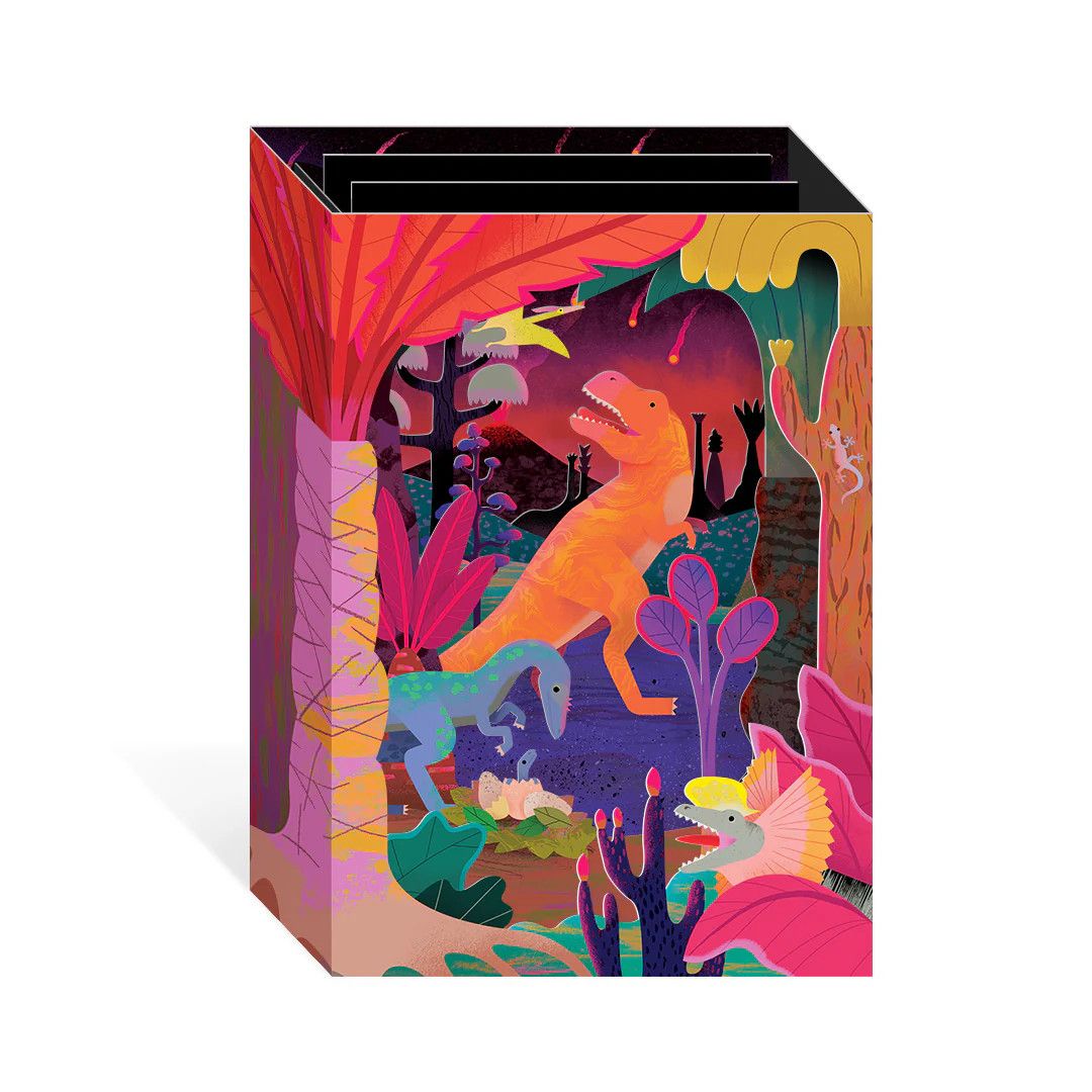 Ohh Deer 3D Panoramic Card , Type: Prehistoric Conivores