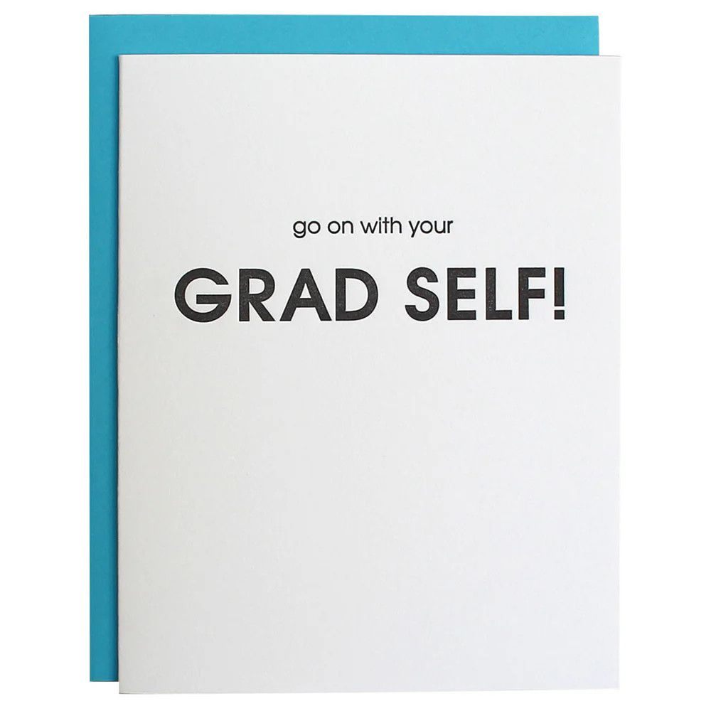 Grad Self - Letterpress Card