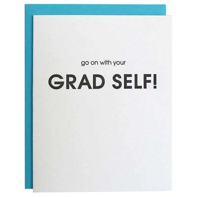 Grad Self - Letterpress Card