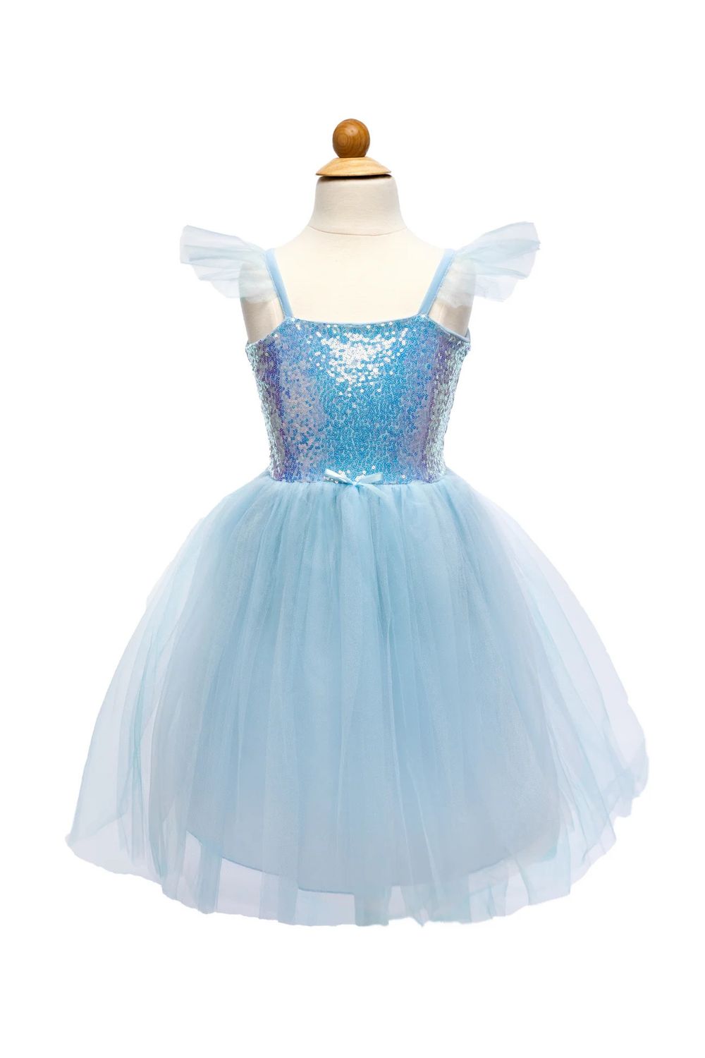 Blue Sequins Princess Dress Size 5-6
