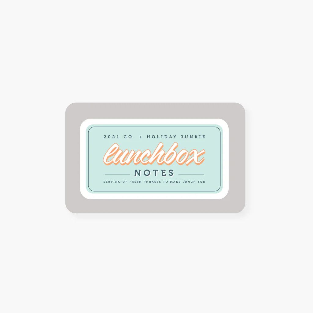2021 Co. x HJ everyday lunchbox notes set