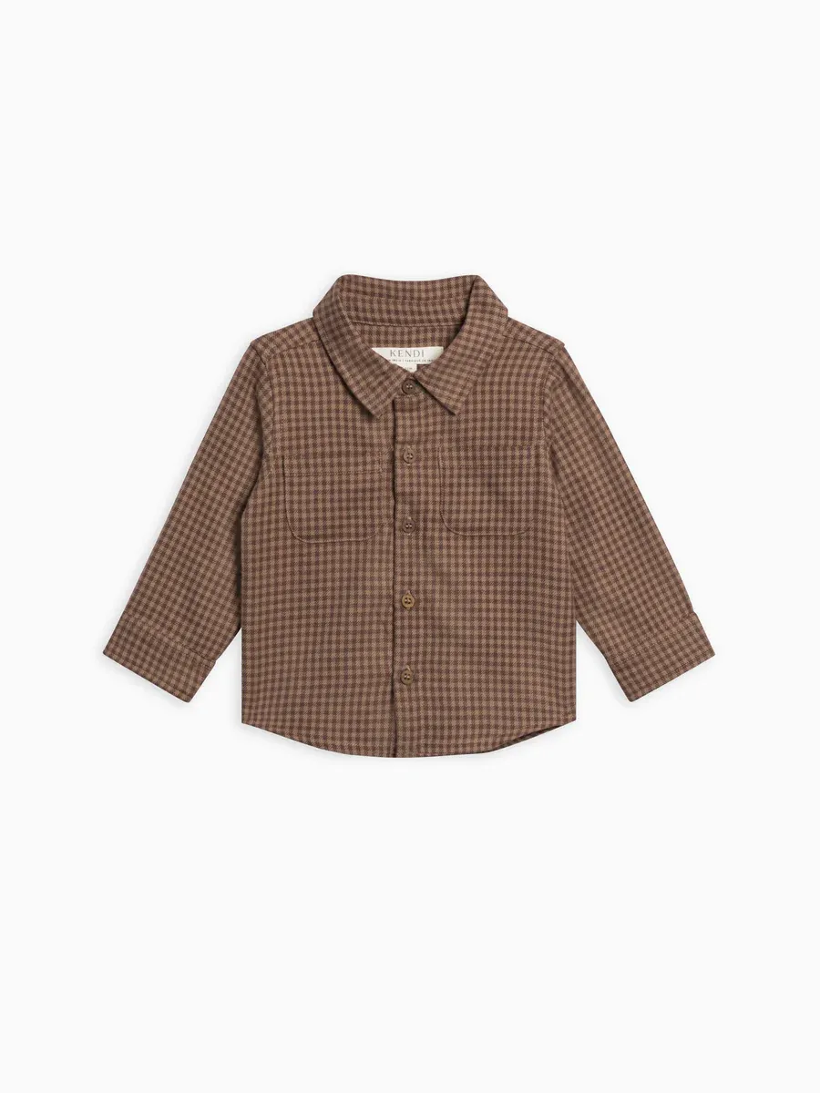 Berg Flannel Long Sleeve Collared Button Down - 