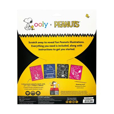 OOLY x Peanuts Scratch Art Kit (13pc)