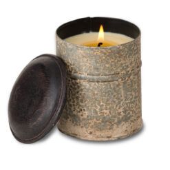 Himalayan Candles White Spice Tin Candles - Bourban Vanilla