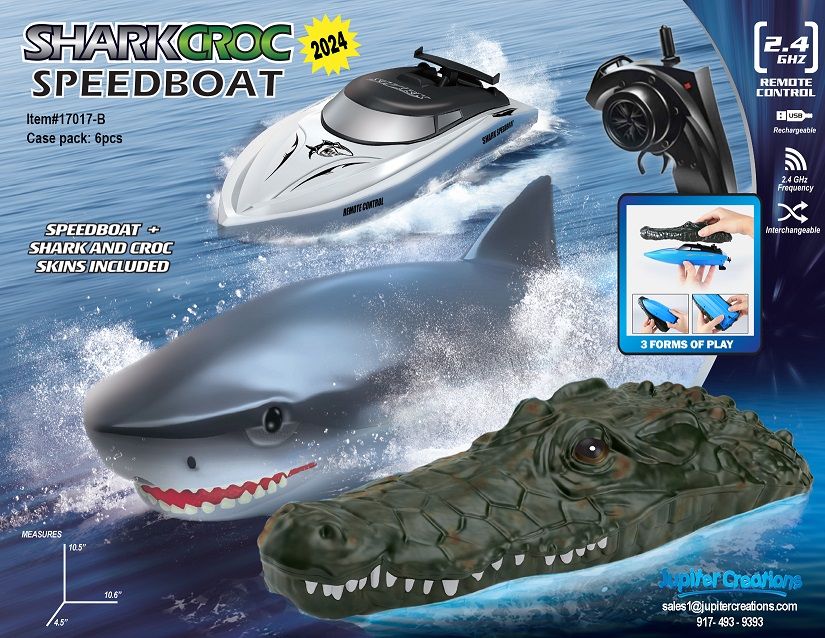 Shark Croc Speedboat R/C