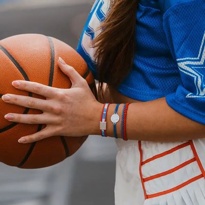 K'Lani Game Day Red/White/Blue Hair + Wrist Band - 