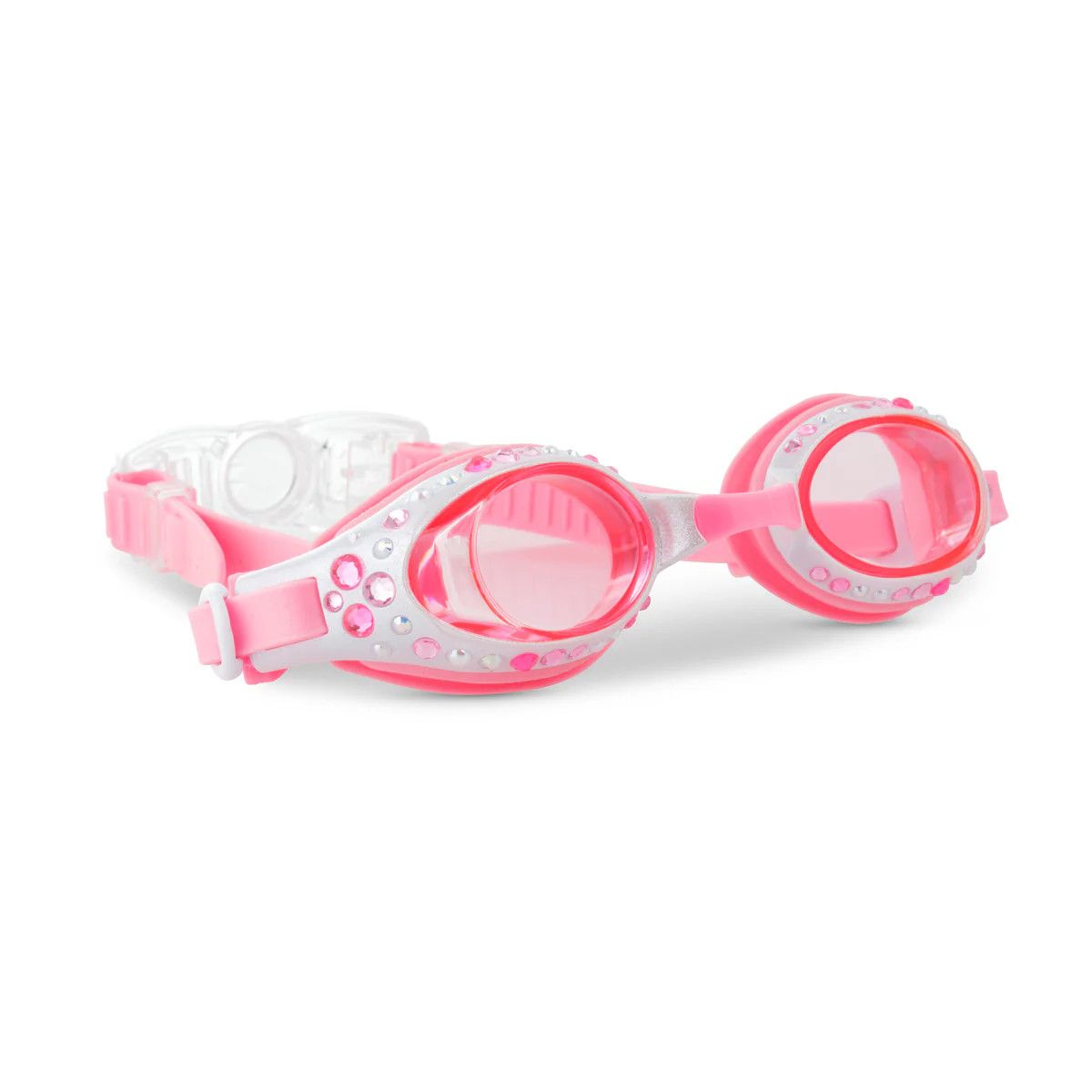 Bling2O Swim Goggles - Pearl White Beautiful Bows