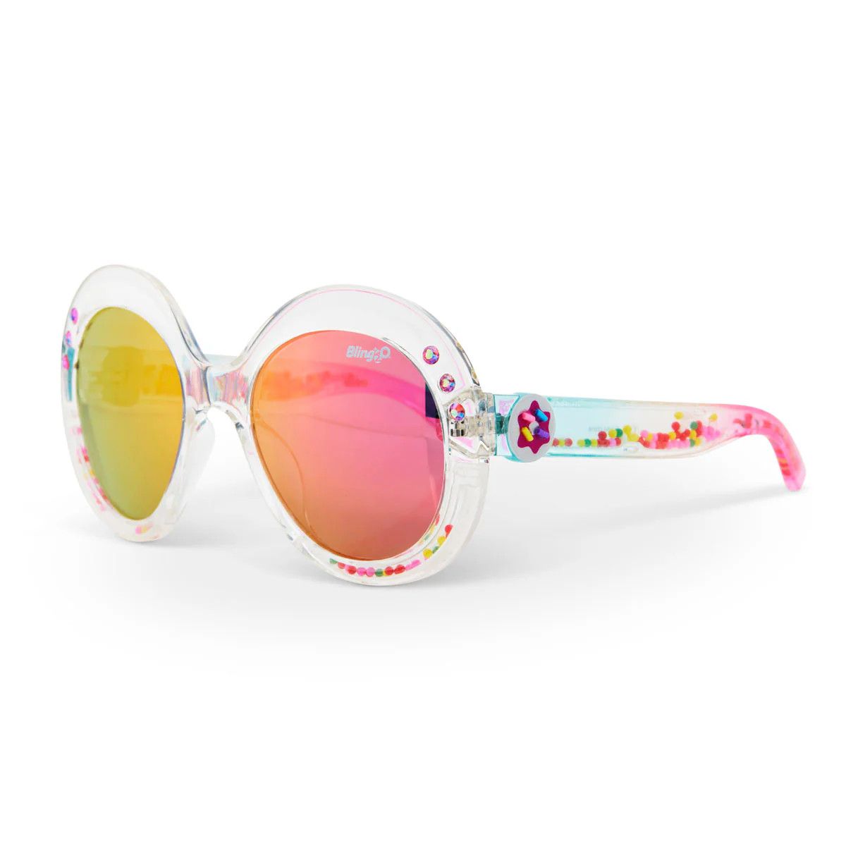 Bling2O Kids Sunglasses - Glass Beach Sprinkle Sunrise