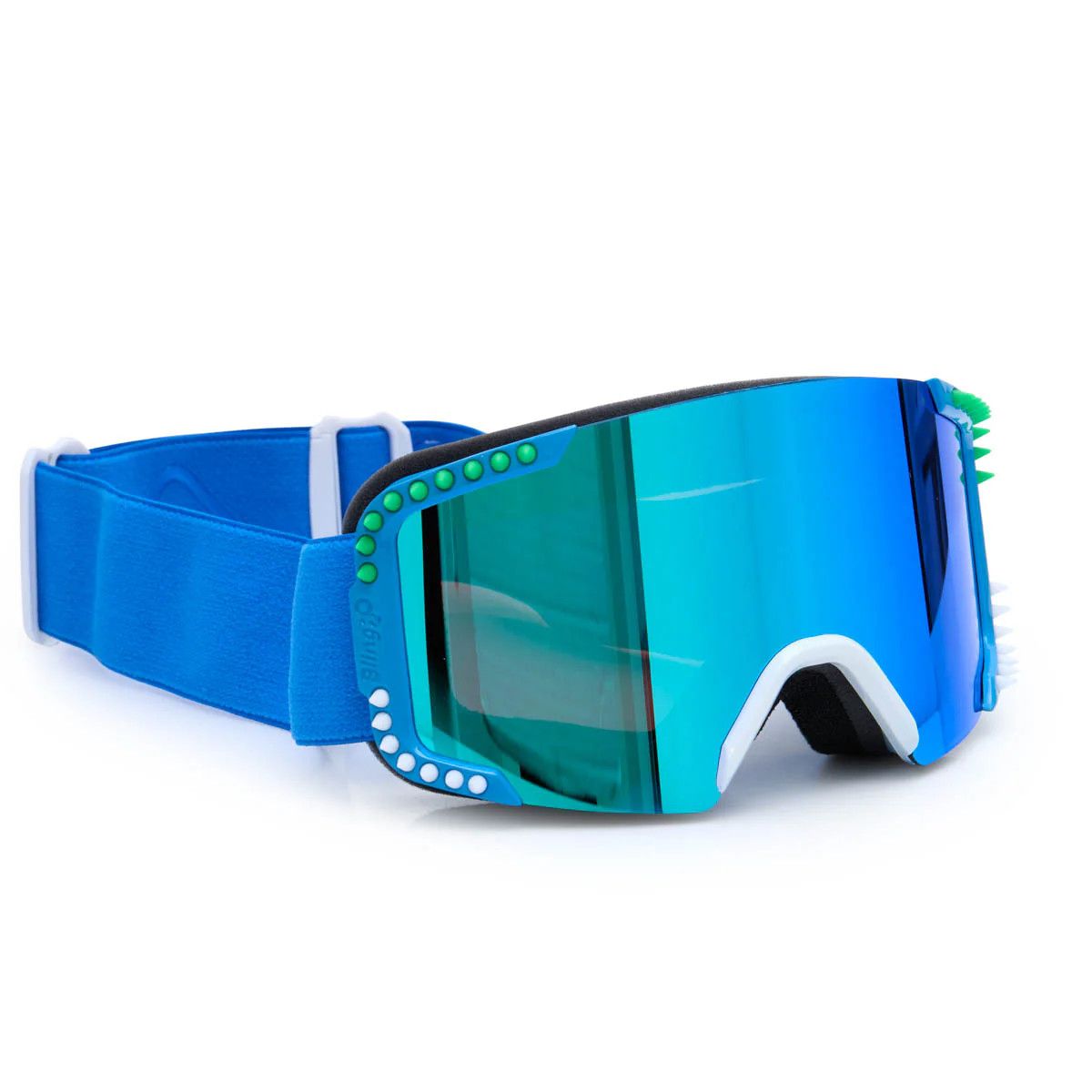 Bling2O Kids Ski Goggles - Green Lustrous Frost