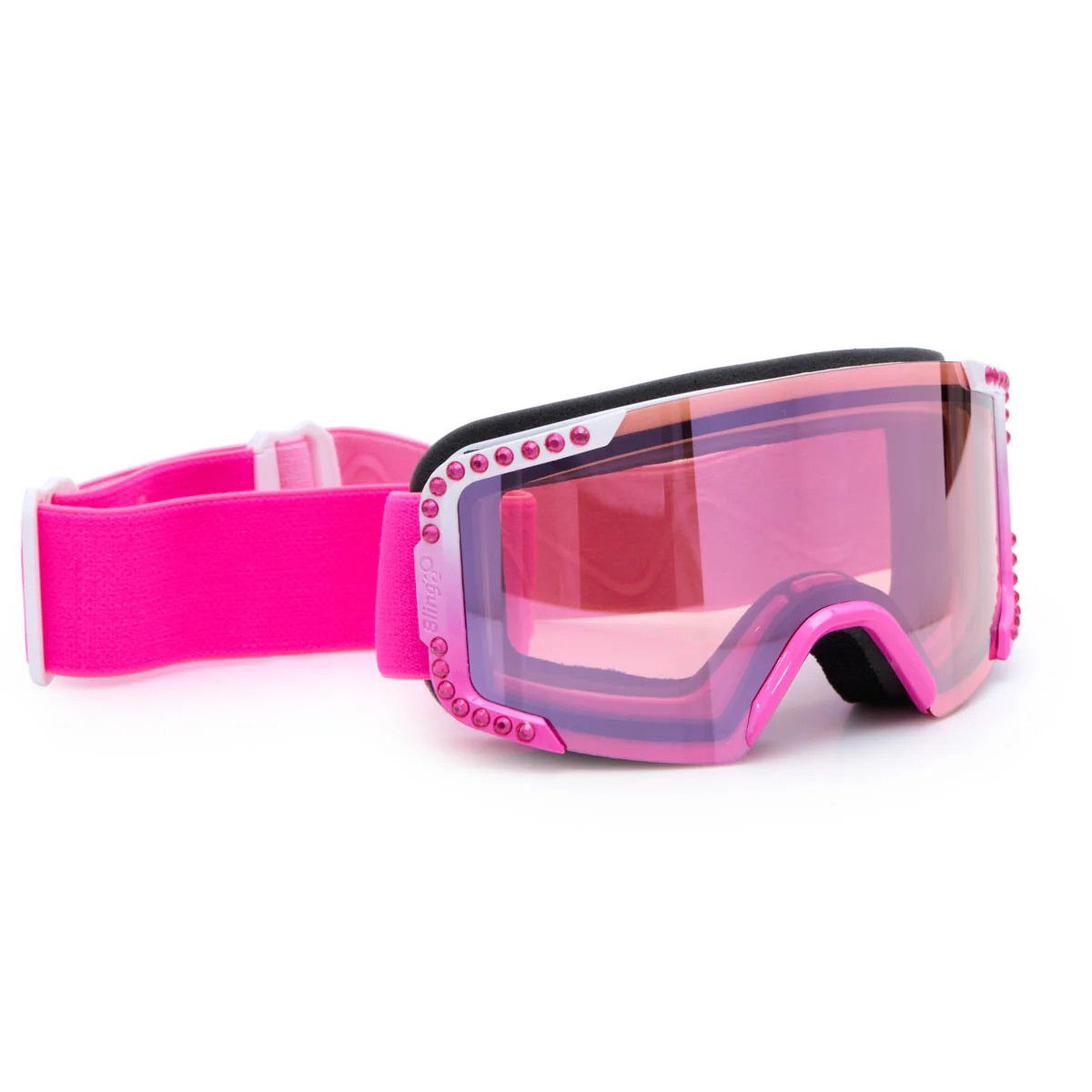 Bling2O Kids Ski Goggles - Pink Lustrous Frost