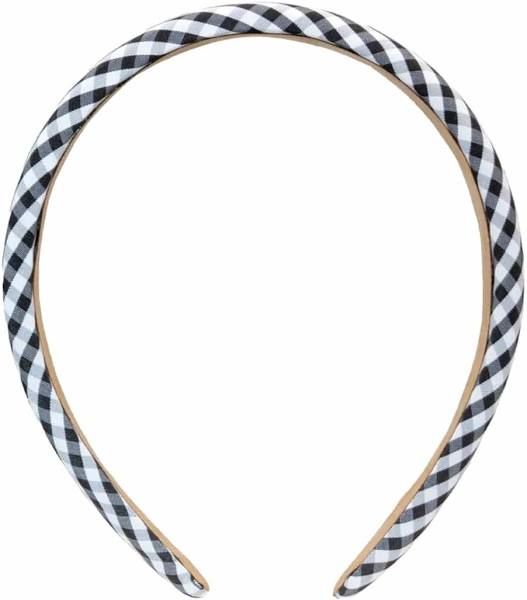 Emi Jay Halo Headband - Navy Gingham