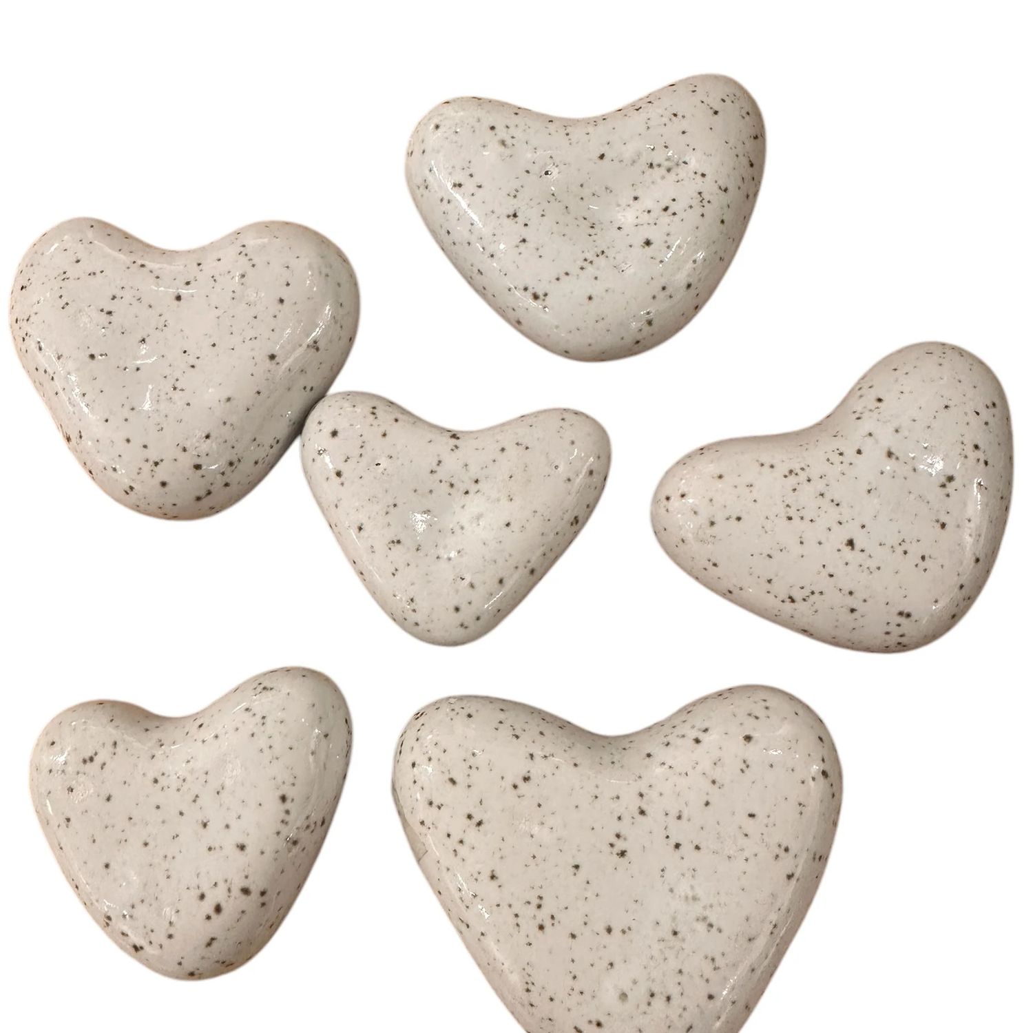 Mini Speckled Ceramic Heart