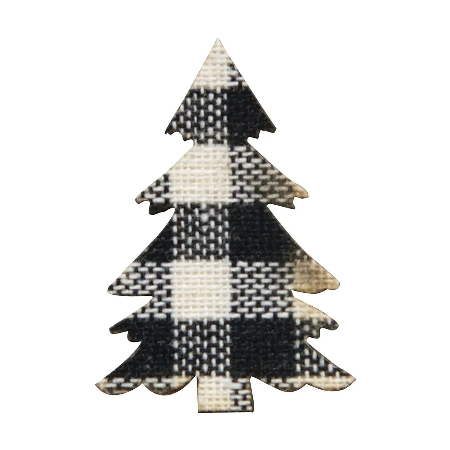Black/White Plaid Tree