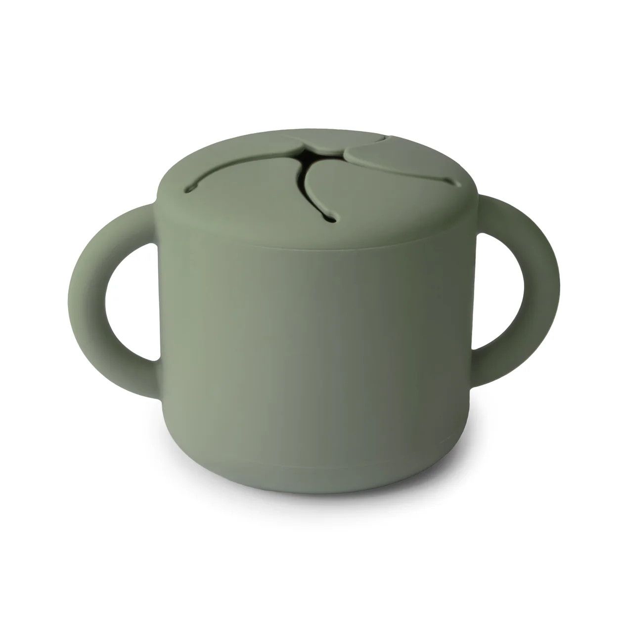 Mushie Silicone Snack Cup - Dried Thyme